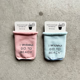 6-1009｜オーガニックコットン アイスコーヒーのくつした ウミネコ