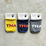 6-1011｜オーガニックコットン アイスコーヒーのくつした THANKS