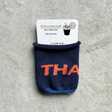 6-1011｜オーガニックコットン アイスコーヒーのくつした THANKS