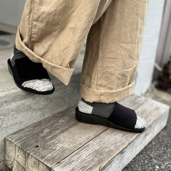 Organic Cotton 100% Ribbed Socks｜7-5007