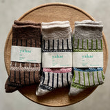 4-2017｜Organic Cotton Irregular Stripes Socks