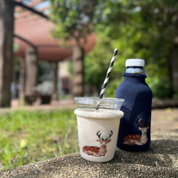 6-1003｜アイスコーヒーのくつした　鹿Ver.