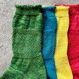 5-5011｜Linen Moss Stitch "PLOOT" Socks