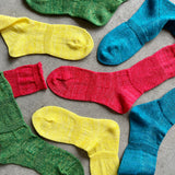 5-5011｜Linen Moss Stitch "PLOOT" Socks