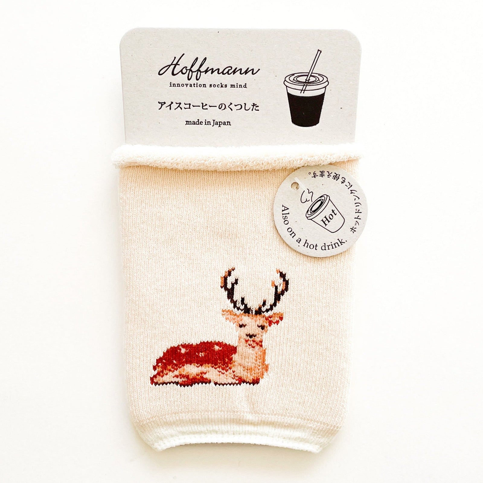 6-1003｜アイスコーヒーのくつした 鹿Ver. – yahae kiyosumi