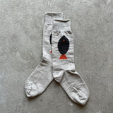 5-5016｜Organic Cotton Fish Pattern Socks