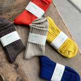 4-2001｜Linen Organic Cotton Ankle Socks