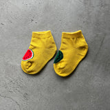 5-5013｜Organic Cotton Watermelon Pattern Socks For Baby