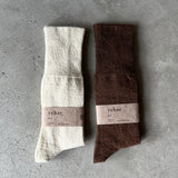 Baby Alpaca Fine Gauge Socks｜7-5032