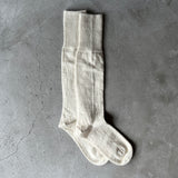 Baby Alpaca Fine Gauge Knee Socks｜7-5033