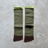 4-4040｜Wool Toe Stripes Socks