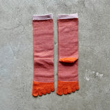 4-4040｜Wool Toe Stripes Socks