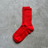 4-4039｜Wool Mid-Gauge Ribbed Socks