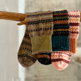 4-4038｜Wool Fair Isle Socks