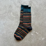 4-4038｜Wool Fair Isle Socks