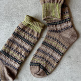4-4038｜Wool Fair Isle Socks