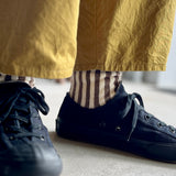 4-4031｜Organic Cotton Mohair Stripes Socks