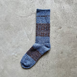 4-4028｜Wool Organic Cotton Snow Pattern Socks