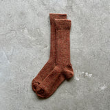 4-4033｜Alpaca Line Ribbed Socks