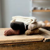 4-4033｜Alpaca Line Ribbed Socks