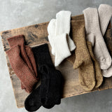4-4033｜Alpaca Line Ribbed Socks