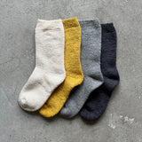 4-4036｜Silk Organic Cotton Pile Socks