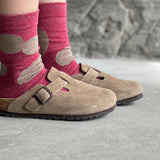 4-4035｜Organic Cotton Rubber Free Natural Dot Socks