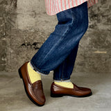 5-5014｜Organic Cotton Slab Ribbed Socks