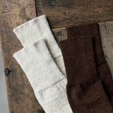 Baby Alpaca Fine Gauge Knee Socks｜7-5033
