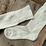 Baby Alpaca Fine Gauge Knee Socks｜7-5033