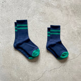 5-5000｜Cotton Line Rib Socks-Kids