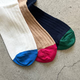 5-5001｜Cotton Line Rib Socks
