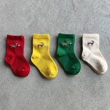 5-1600 | Baby deer and deer cracker socks