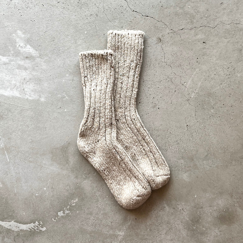 4-4012｜Recycled Wool Low Gauge Socks