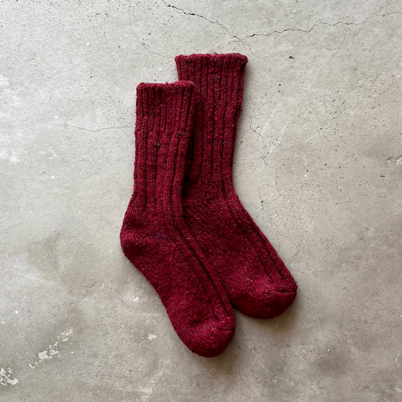 4-4012｜Recycled Wool Low Gauge Socks