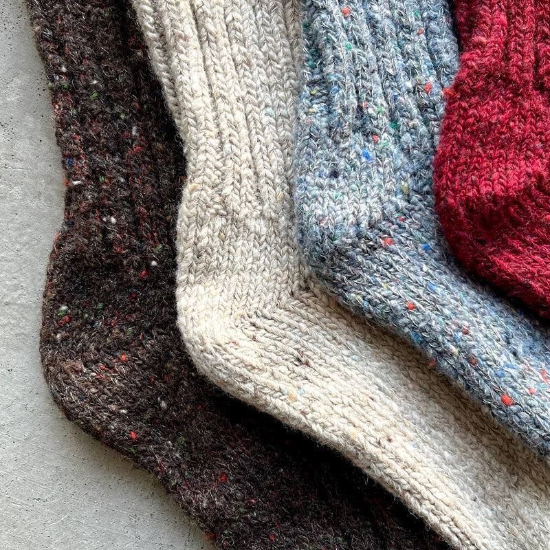 4-4012｜Recycled Wool Low Gauge Socks
