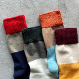 4-4010｜Wool Organic Cotton Yak Pile Soles Socks