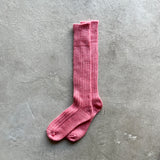 4-4006｜Wool Ribbed Knee Socks