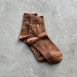 4-4004｜Wool Plain Ankle Socks