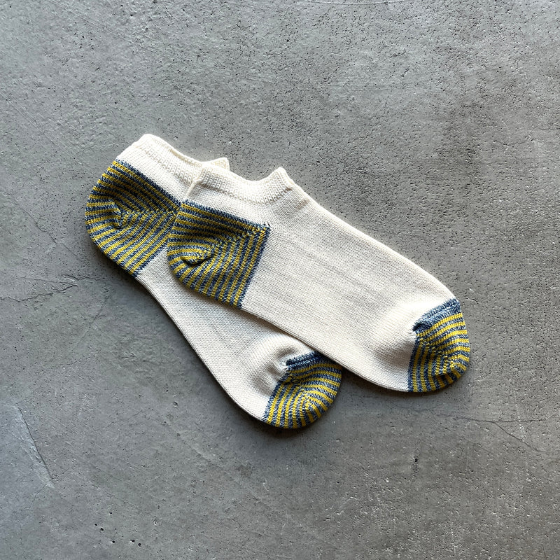 Organic Cotton Linen Sneaker Socks｜7-5013