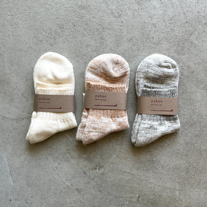 Organic Cotton Ankle Pile Socks｜7-5004