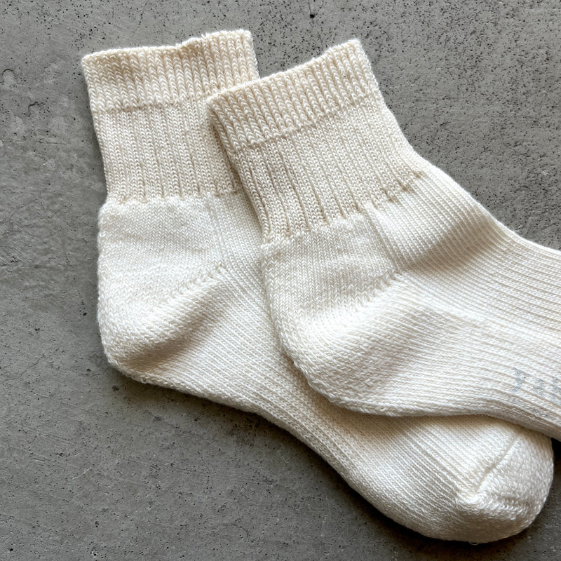 Organic Cotton Ankle Pile Socks｜7-5004