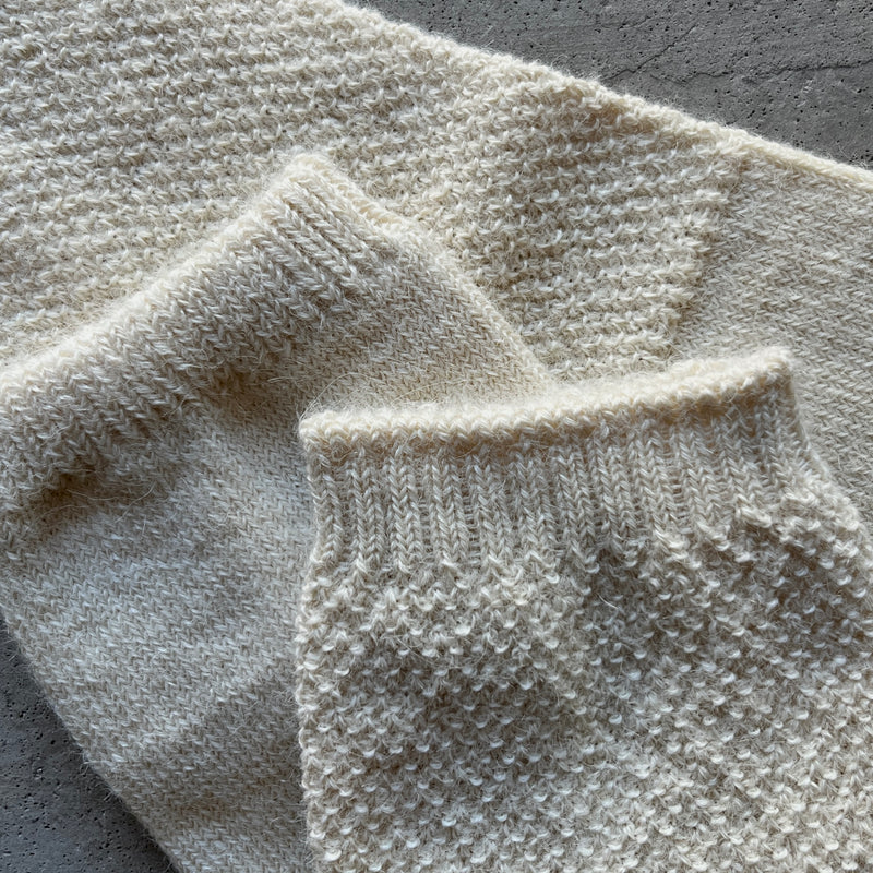 Alpaca Moss Stitch Warmer｜7-5009