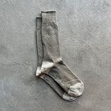 Organic Cotton 100% Ribbed Socks｜7-5007