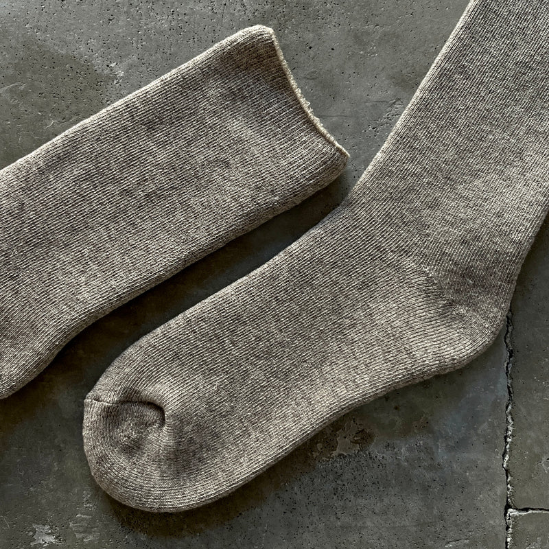 8-0041｜Supima x Yak pile socks