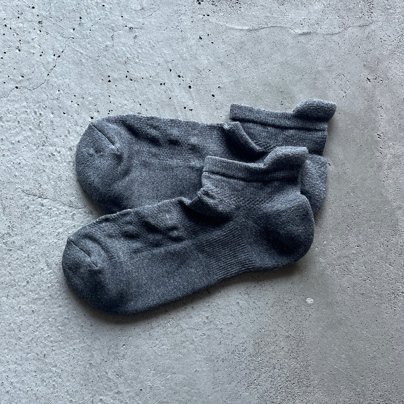 4-1005｜Organic Cotton Pile Sole Sneaker Socks