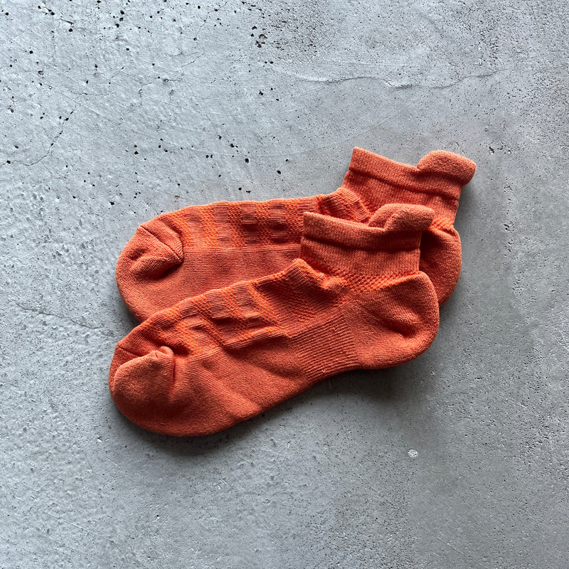 4-1005｜Organic Cotton Pile Sole Sneaker Socks