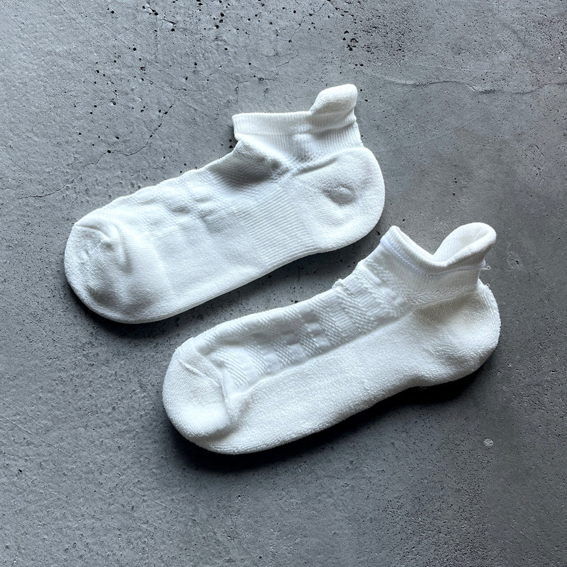 4-1005｜Organic Cotton Pile Sole Sneaker Socks
