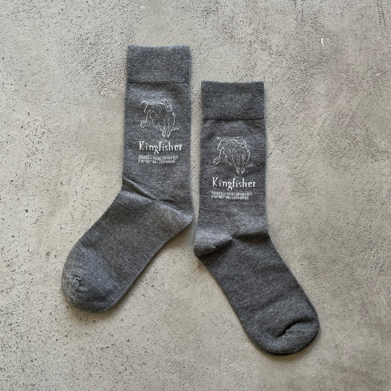 4-2004｜Organic Cotton Bird Pattern Socks