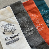 4-2004｜Organic Cotton Bird Pattern Socks